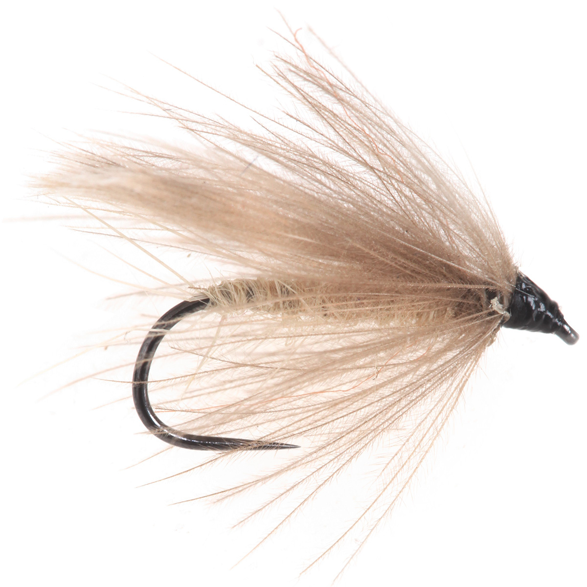 thumbnail image 2 of G And H Black Sedge Dry Fly – Set Of 3, Fly Fishing Flies, Deer Hair, Made For Freshwater 2 of 4