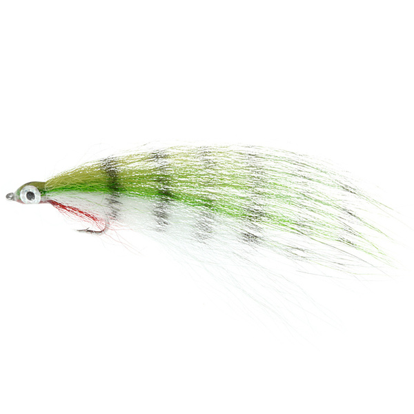 Saltwater Minnow Giallo Cartreuse Bianco Grizzly