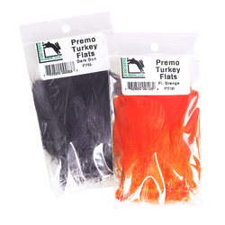 Hareline Piume piatte di tacchino Premo
