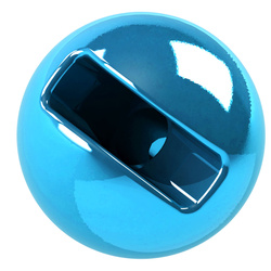 Perline in tungsteno FFGene Tungsten Anodized Slotted Beads (Small Hole)