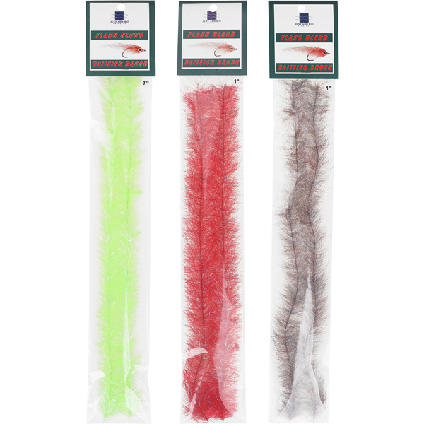 Brush da streamer H2O Flash Blend Baitfish Brush 1 inch (flash)