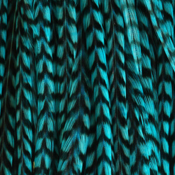 Hareline Half Grizzly Saddles