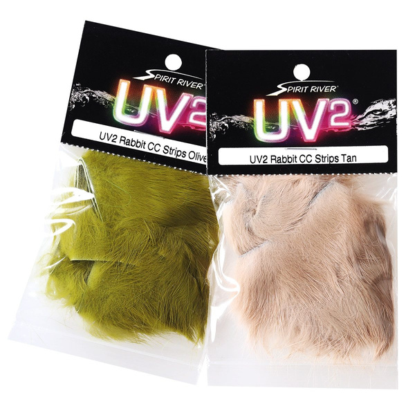 Spirit River UV2 Strisce crosscut di pelle di coniglio con pelo