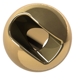 Perline in tungsteno FFGene Tungsten Anodized Slotted Beads