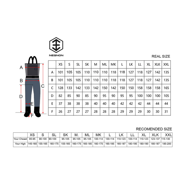 Waders traspiranti Negnon Alpha Velorum