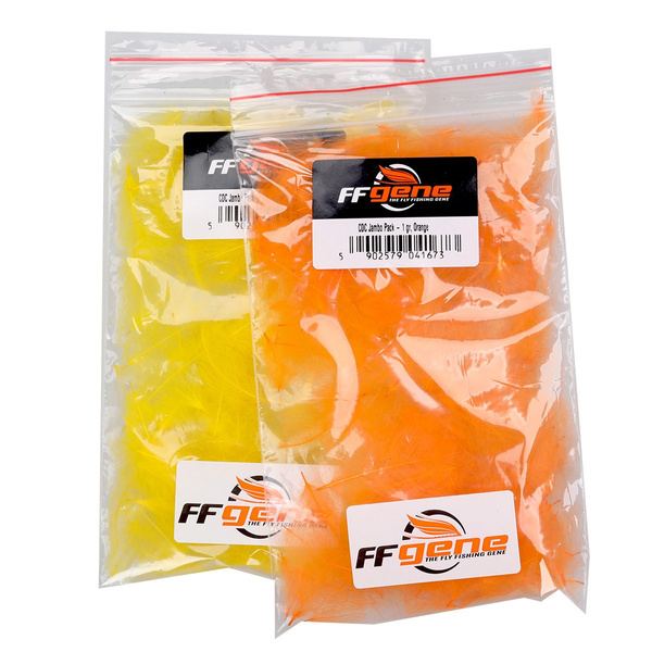 FFGene CDC Color Jambo, confezione di piume - 1 gr