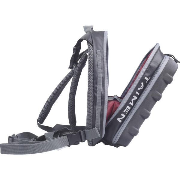 Taimen Egiin chest pack per la pesca a mosca - Black
