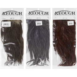 Sella di gallo Keough Hackle per mosche secche