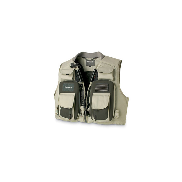 Gilet da pesca Simms Vertical Master - Tan