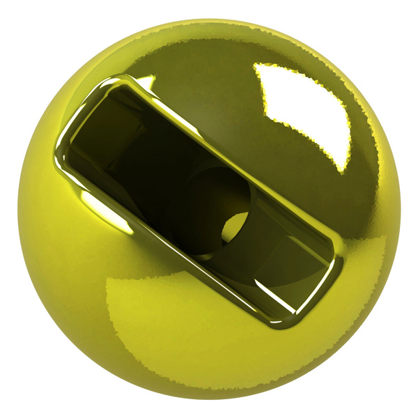 Palline in tungsteno anodizzate con fessura e foro piccolo FFGene