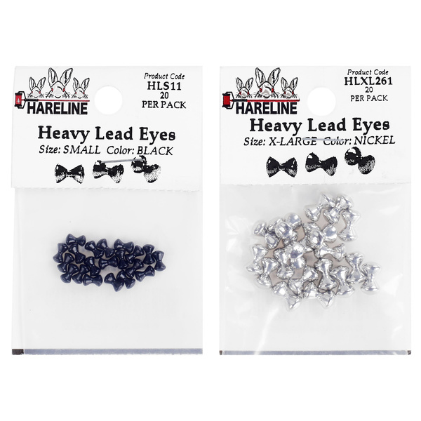Occhi per mosche Hareline Heavy Lead Eyes Large