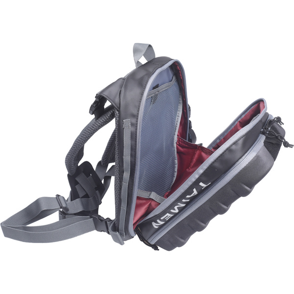 Taimen Egiin chest pack per la pesca a mosca - Black