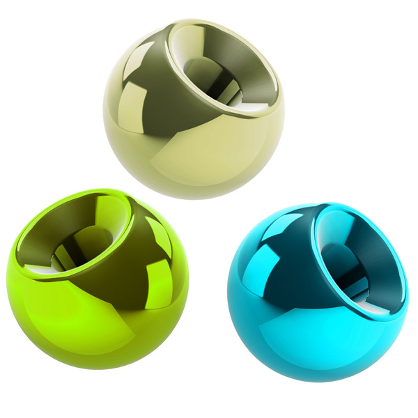 FFGene Regular Tungsten Beads Metallic