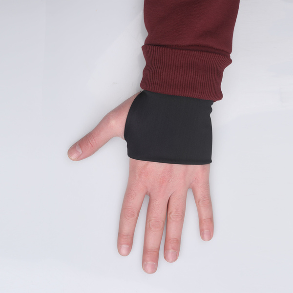 Felpa con cappuccio Taimen Menza Embroidery - Burgundy