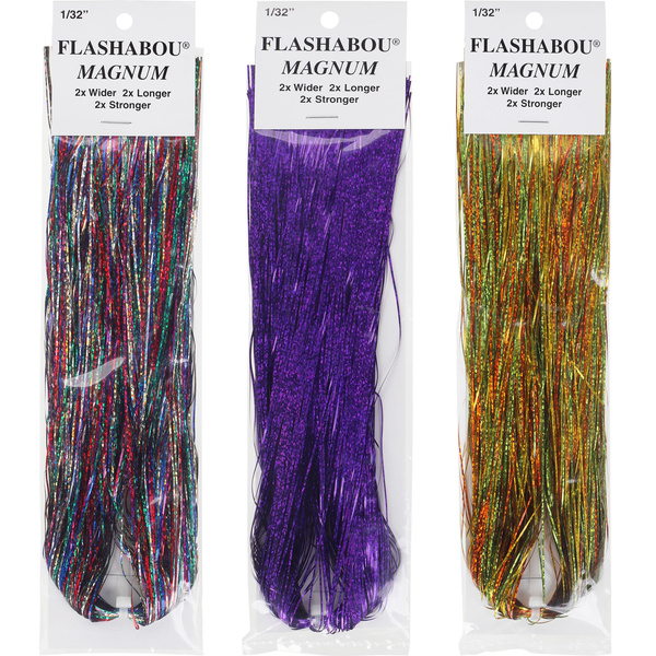 Fibre sintetiche per mosche artificiali Hedron Holographic Flashabou Magnum