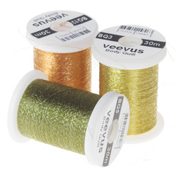 Tinsel sintetico traslucido per corpi Veevus Body Quills