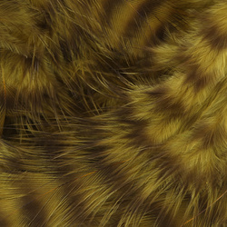 Hareline Piume da hackle morbida Grizzly