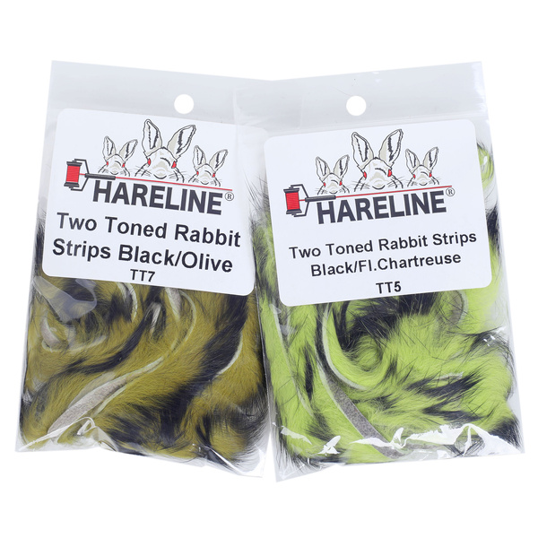 Hareline Strisce zonker di coniglio Two Toned