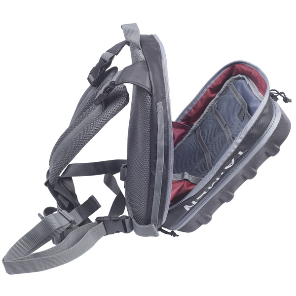 Taimen Egiin chest pack per la pesca a mosca - Black