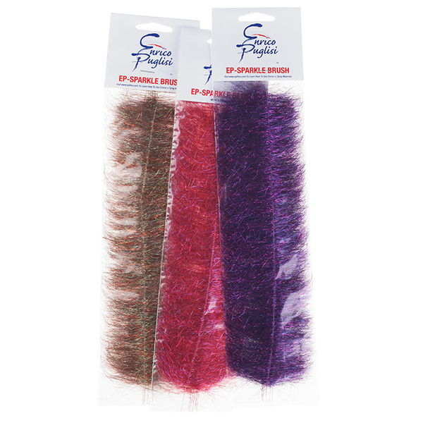 Brush per il montaggio di mosche EP Sparkle Brush 3 in. Wide