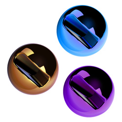 Perline in tungsteno FFGene Tungsten Slotted Bright Beads