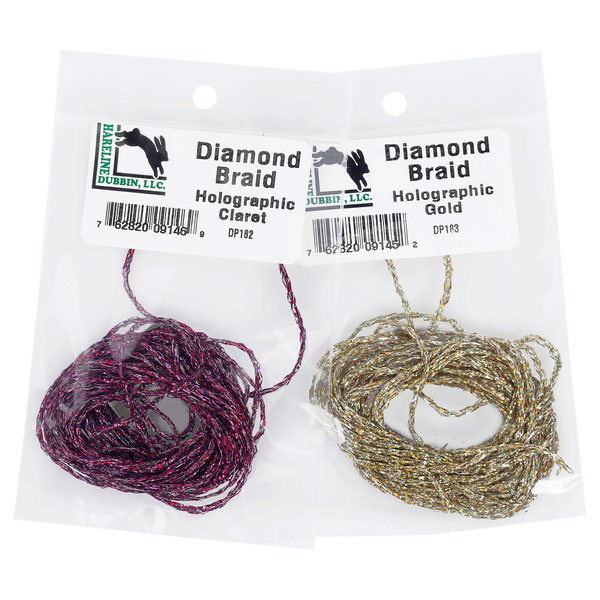 Hareline Diamond Braid Holo