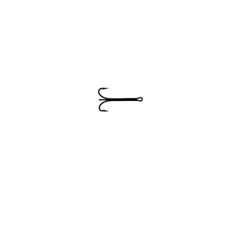 Ami da mosca Partridge of Redditch X2S Long Shank Down Eye Treble (10) - Silver