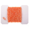 Large - Hot. Orange/Pearl