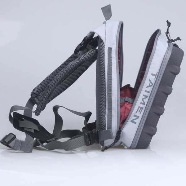 Taimen Egiin chest pack per la pesca a mosca - Gray