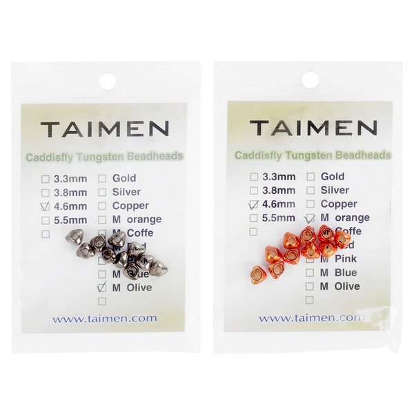 Perline in tungsteno FFGene Tungsten Caddis Heads