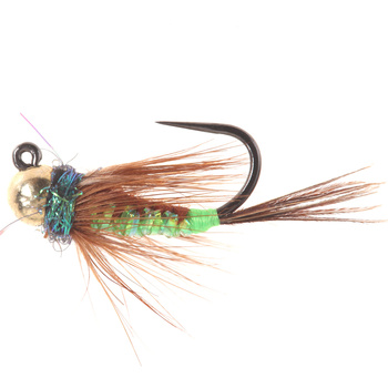 Back Jig intrecciato marrone chartreuse