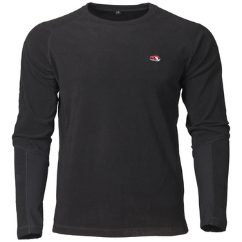 Felpa pesante girocollo Taimen Sharga - Black