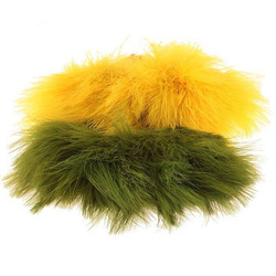 FFGene Wooly Bugger piume di marabù Blood Quill (7-10 cm)