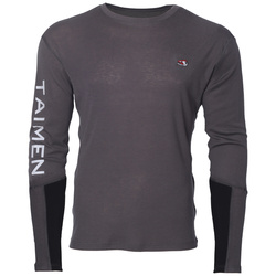 Taimen Eroo Fresh Merino Wool LS-Shirt - Charcoal Gray