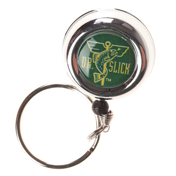 Portautensili retrattile argentato con clip Dr Slick