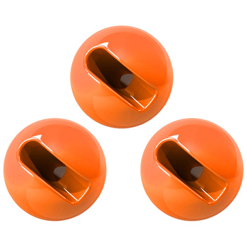 FFGene palline scanalate in tungsteno Fl. Orange (10)