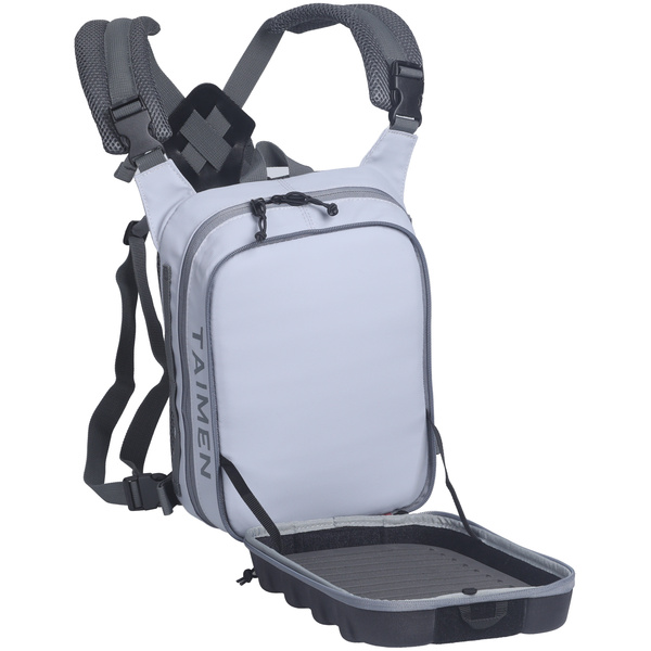 Taimen Egiin chest pack per la pesca a mosca - Gray