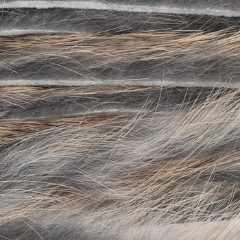 Wapsi Strisce zonker larghe di pelle di coniglio con pelo, Magnum Cut
