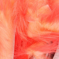 Hareline Strisce di pelliccia di coniglio a taglio trasversale Crosscut Flesh Two Tone