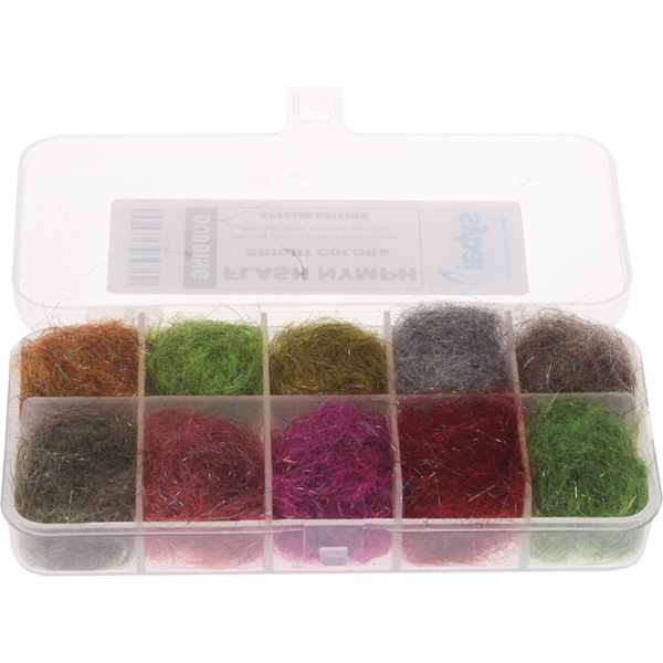 Sybai Flash Nymph Dubbing Dispenser Colori brillanti