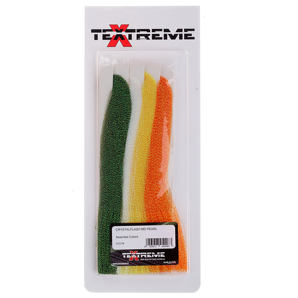 Fibre sintetiche per mosche artificiali Textreme Crystalflash Assorted Colors