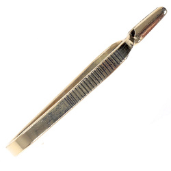 FFGene Pinza per hackle in ottone, piccola