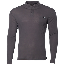 Taimen Bureya Fresh Merino Wool LS-Shirt - Carbon Black