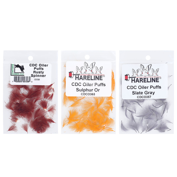 Hareline Piumini CDC Oiler Puffs
