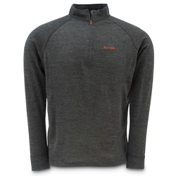 Maglia termica L/S Simms Downunder Merino Mid Zip - Charcoal