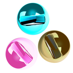 Perline in tungsteno FFGene Tungsten Slotted Bright Beads-2