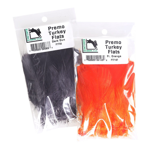 Hareline Piume piatte di tacchino Premo