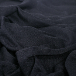 Taimen Uur T-shirt a maniche corte in misto cotone e merino - Deep Black