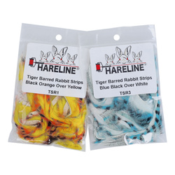 Hareline Strisce zonker di coniglio Tiger Barred