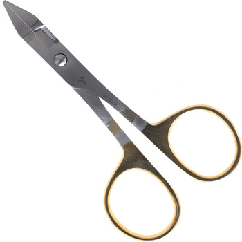 Pinza emostatica con forbici schiaccia-ardiglioni dorata Dr Slick 4.75